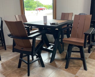 5 Piece Adirondack Bar Height Set