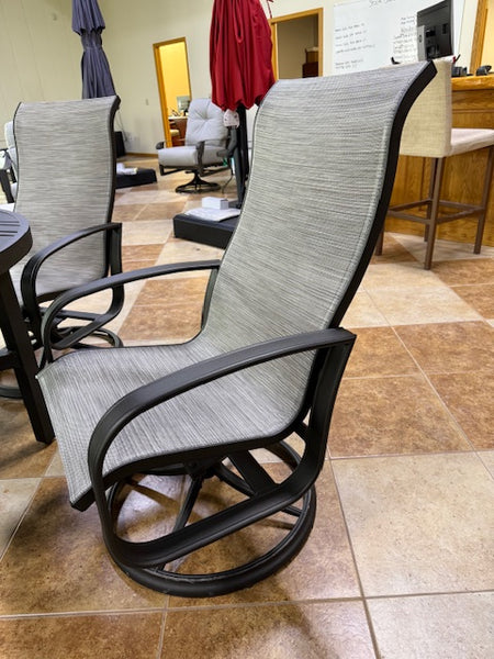 5 Piece Premium Aluminum Dining Set- Black